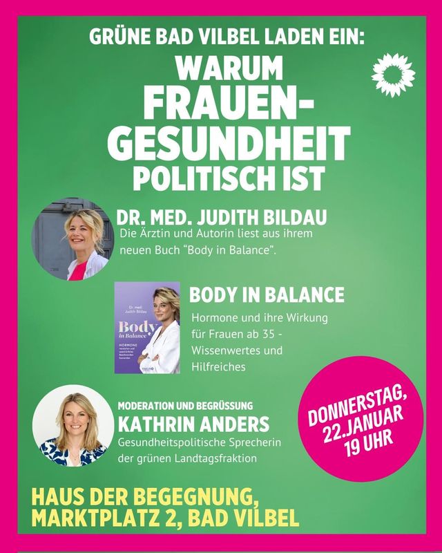 Warum Frauengesundheit politisch ist - Lesung mit Judith Bildau